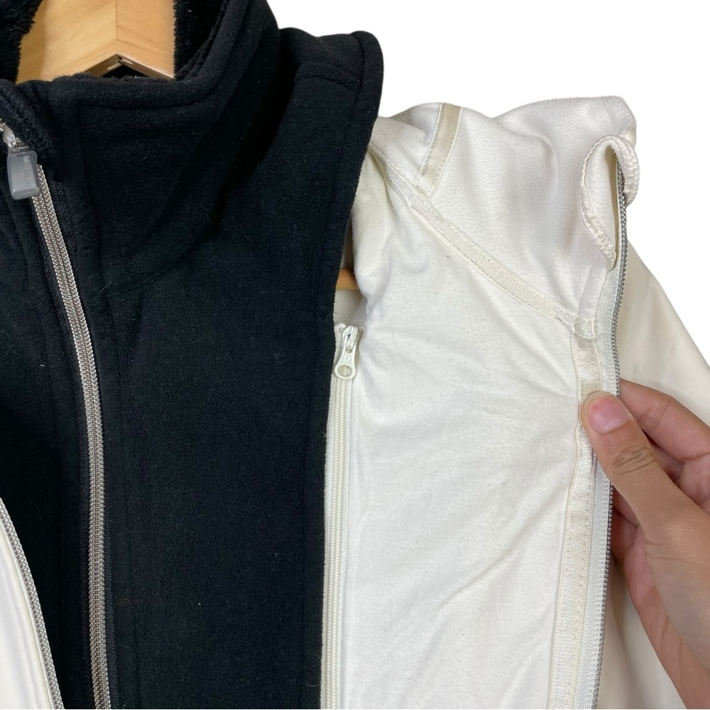 Lululemon Uba Hoodie Special Edition Sz 4 POLAR CREAM Coat Jacket Removable Trim - Picture 4 of 16